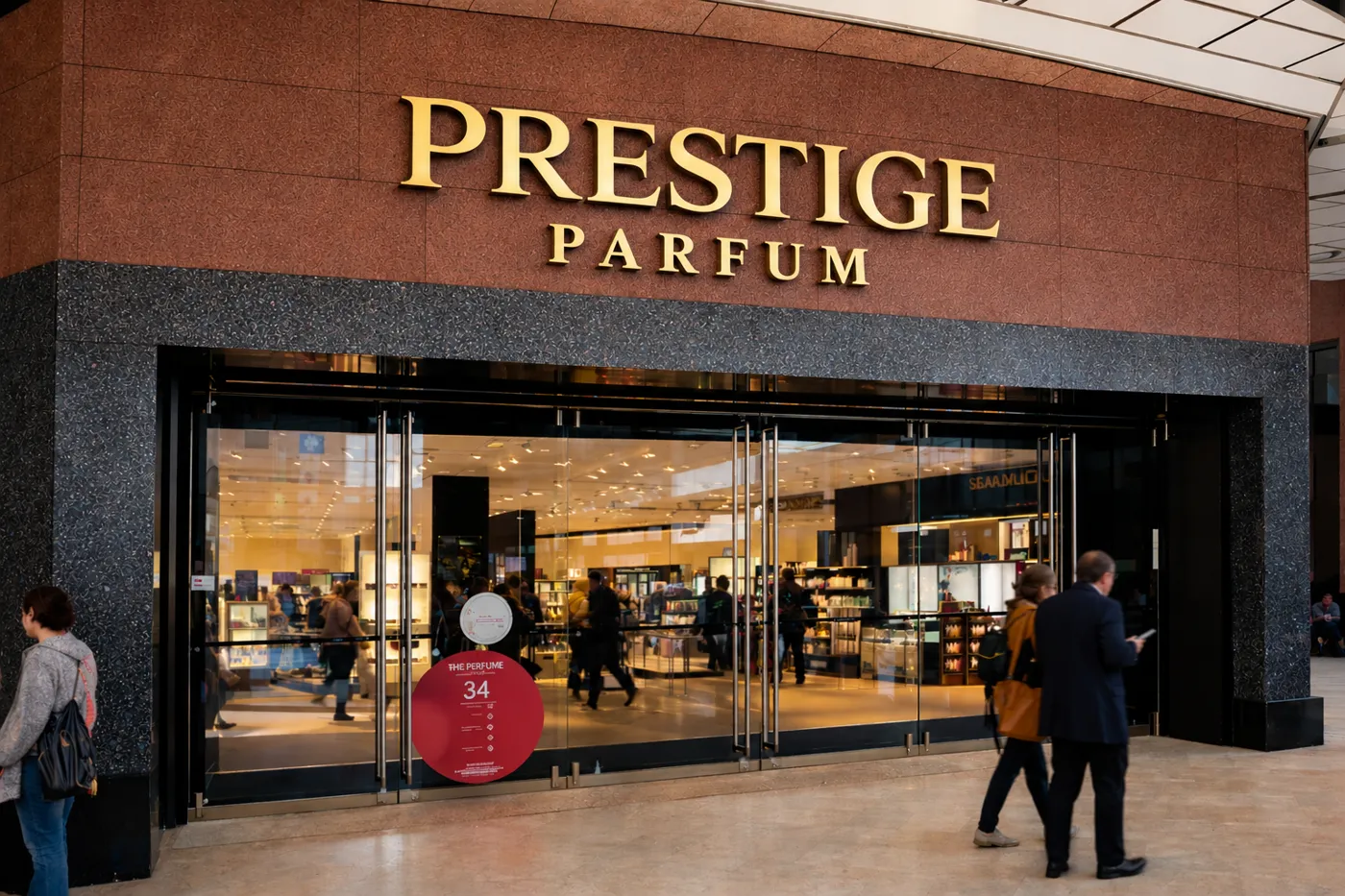 Fachada da loja Prestige Parfum